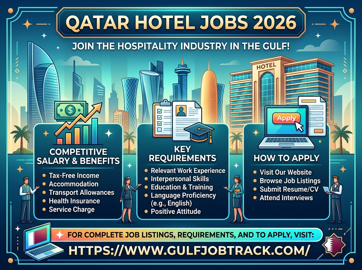 Qatar Hotel Jobs 2026: Salary, Requirements & How to Apply