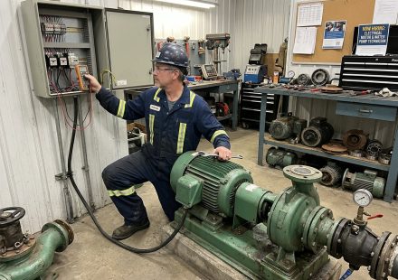 Required Electrical Motor and Water Pump Technician.