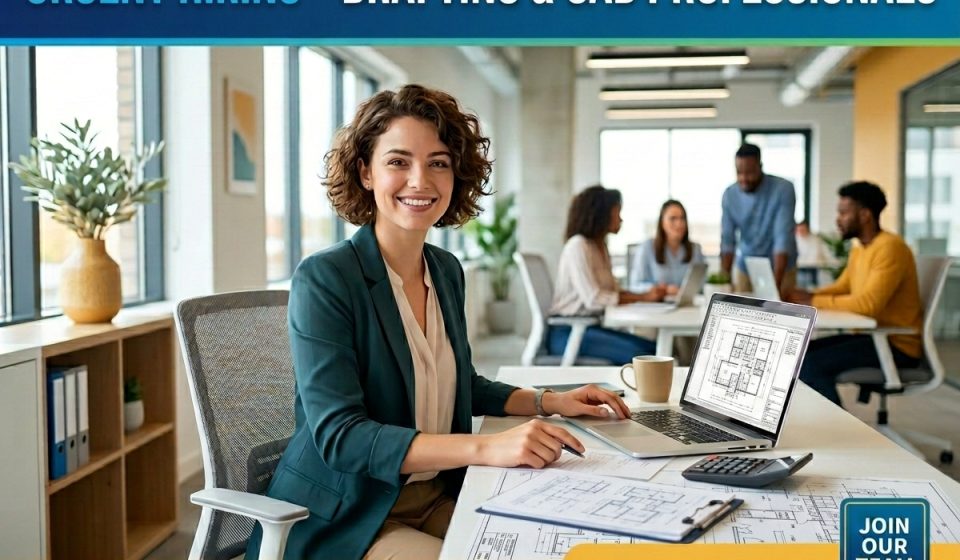 URGENT HIRING – DRAFTING & CAD PROFESSIONALS